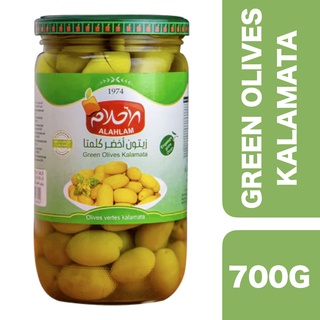 Al Ahlam Green Olives Kalamata 700g ++ อัล อาห์ลัม มะกอกเขีย…