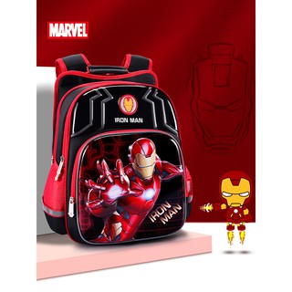 Disney Iron Man Schoolbag Elementary School Boy Boy One, Two and Third Grade Children Spiderman Captain America