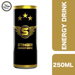 Stinger Energy Drink 250ml ++ สติงเงอร์ เครื่องดื่มชูกำลัง 250มล