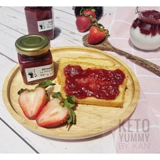 แยมสตอเบอรี่ และบลูเบอร่ไร้น้ำตาล คีโต โลว์คาร์บ Keto Jam เบาหวาน,เด็กแพ้กลูเตน ทานได้