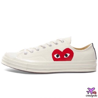 ของแท้🔥🇺🇸 Comme des garçons x Converse Chuck Taylor® Hidden Heart Low Top Sneaker - low cut