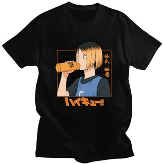 [S-5XL] เสื้อยืดแขนสั้น พิมพ์ลายอนิเมะ Haikyuu Kenma Kozume ทรงหลวม ขนาดใหญ่ สไตล์ญี่ปุ่น ฮาราจูกุ สําหรับผู้ชาย