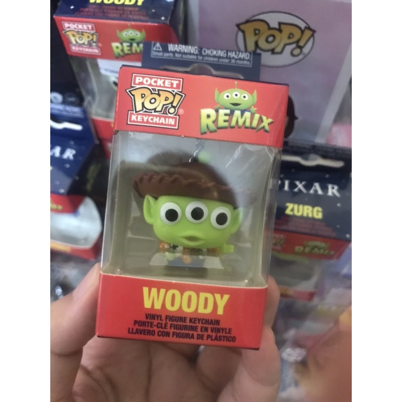Funkopop Pop keychain - Little Green Man Remix (Woody)
