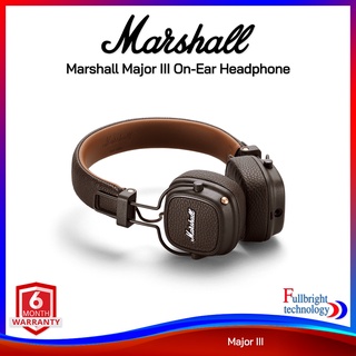 Marshall Major III On-Ear Headphone หูฟังออนเอียร์สุดหรู คุณภาพสูง รับประกันศูนย์ไทย 6 เดือน