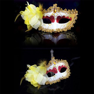 หน้ากากคอสตูมเจ้าหญิงสีโรสโกลด์-h19 _ms_J7