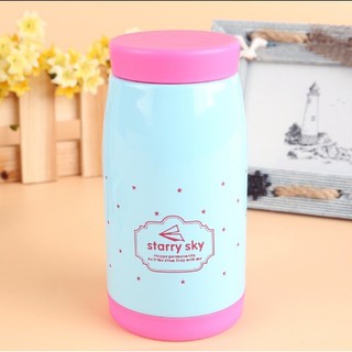 กระบอกน้ำเก็บอุหภูมิ ความร้อนStarry sky bottle กระบอกน้ำสแตนเลสพกพา