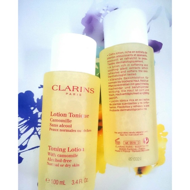 clarins toning lotion with camomile