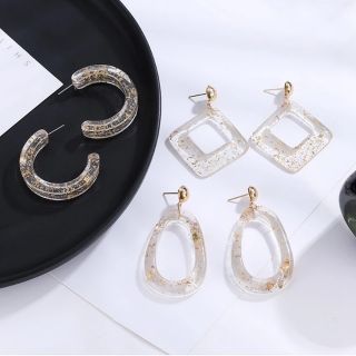 Littlejace earring Korean transparent01