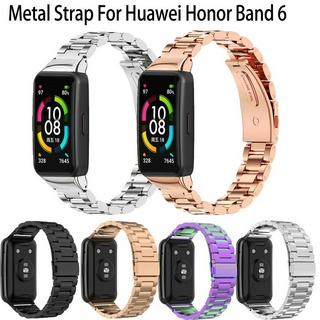 สาย huawei honor band 6 สายนาฬิกาข้อมือ สแตนเลส สำหรับ huawei honor band 6 สาย นาฬิกาอัฉริยะ