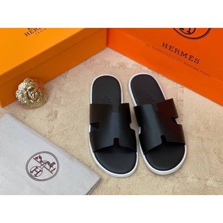 HERMES SANDAL SS21 รองเท้าแตะ แบบสวม รองเท้าหนังแบบสวมพื้นนิ่ม หนังแท้💯