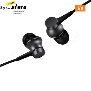 หูฟัง 3.5mm Xiaomi Head  อินเอียร์ และไมโครโฟนในตัว ใช้กับช่องเสียบขนาด เสียวมี่ แท้ ใช้ได้กับ  vivo oppo Head