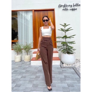 Whitney high-waist basic pant