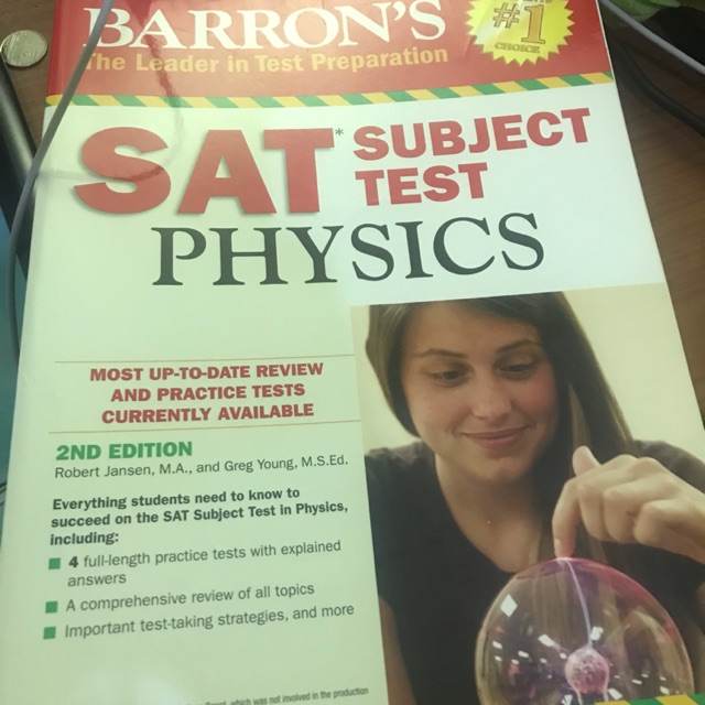 BARRON’s SAT subject test Physics | Shopee Thailand