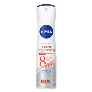 NIVEA นีเวีย เอ็กซ์ตร้า ไบรท์เทนนิ่ง แม็กซ์ โพรเทค สเปรย์ ระงับกลิ่นกาย 150 มล.