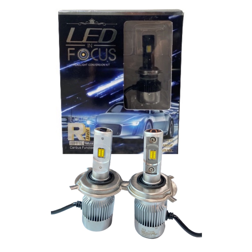 fd_24hr หลอดไฟหน้าสำหรับรถยนต์ รุ่นLED-R3 CANBUS 12V-24V มีขั้ว H4 H7 9005-HB3 9006-HB4 ให้เลือก จำน