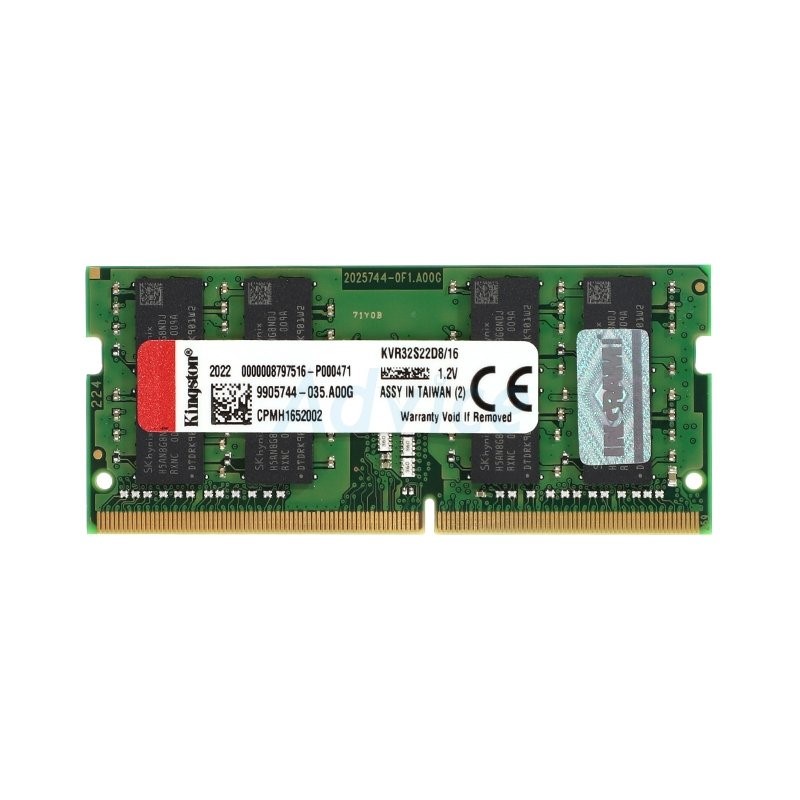 RAM DDR4(3200, NB) 16GB KINGSTON VALUE RAM (KVR32S22D8/16) แรมสำหรับโน๊ตบุ๊คประกัน LT.