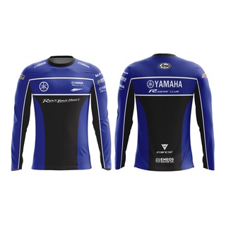 MOTOSHIRT YAMAHA YA-C03-20 เสื้่อขี่มอเตอร์ไซต์ MOTOGP เสื้อคอกลม แขนยาว