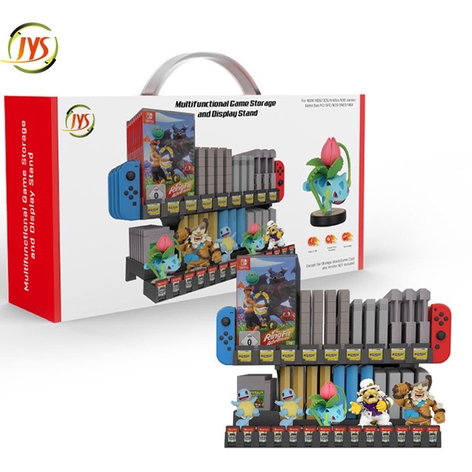 JYS NS198 MULTIFUNCTIONAL GAME STORAGE AND DISPLAY STAND For Nintendo