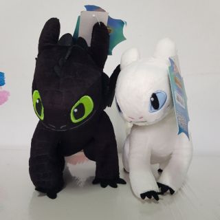 ตุ๊กตา toothless เขี้ยวกุด, light fury เพลิงนวล มีหลายไซต์ *ถามก่อนสั่งนะคะ*