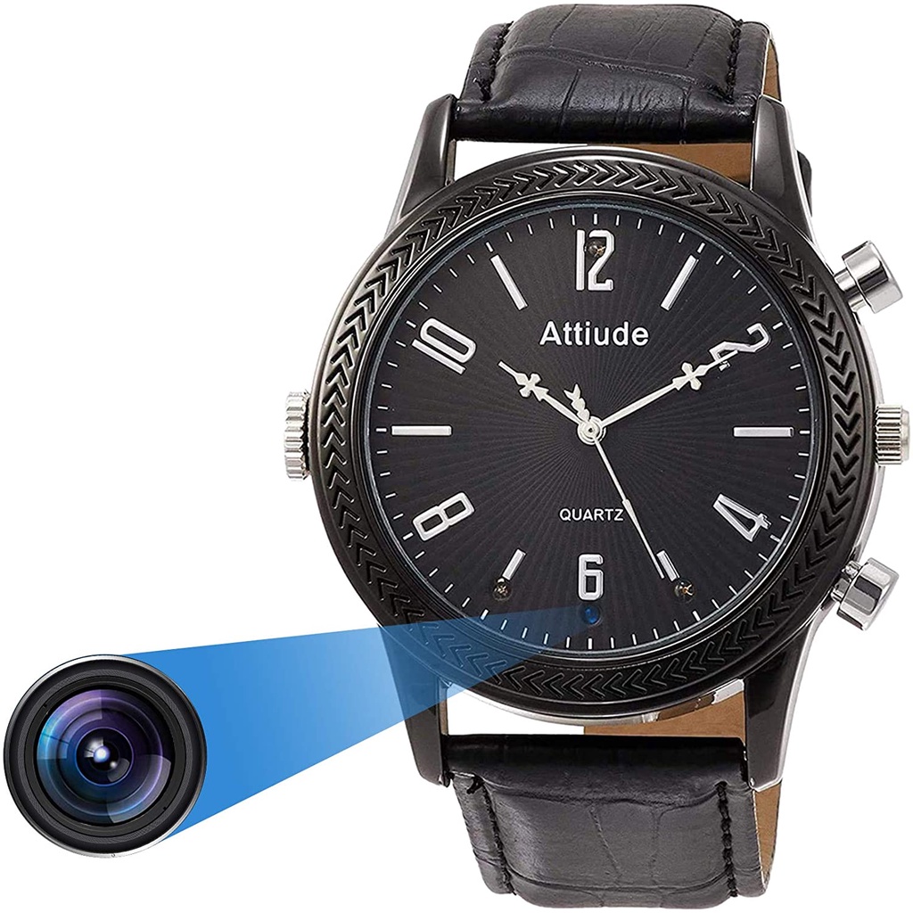 1080P Full HD smart Watch กล้องกีฬาแบบพกพาอินฟราเรดนาฬิกากล้องขนาดเล็กพร้อมกล้อง IR Night Vision Motion Detection ไมโครไร้สาย Action Cam