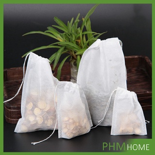 ถุงชา ถุงผ้าไม่ทอแบบใช้แล้วทิ้ง แบบมีด้ามจับ Disposable non-woven bag