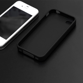 เคสใส เคสสีดำ กันกระแทก สำหรับ ไอโฟน รุ่น 4 / ไอโฟน รุ่น 4เอส รุ่นหลังนิ่ม Tpu Soft Case For iPhone 4 / 4s (3.5)