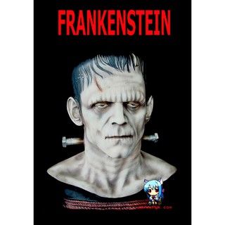 หัว ผีดิบ แฟลงเกนสไตน์ Frankenstein Franken Head Bust 1/1 สเกล ไวนิล ฟิกเกอร์ โมเดล Vinyl Figure model Kit