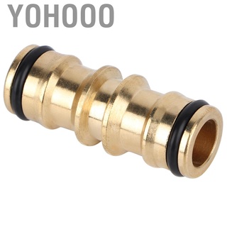 Yohooo Brass Hose Tap Connector Threaded Garden Water Pipe Adaptor Fitting AD