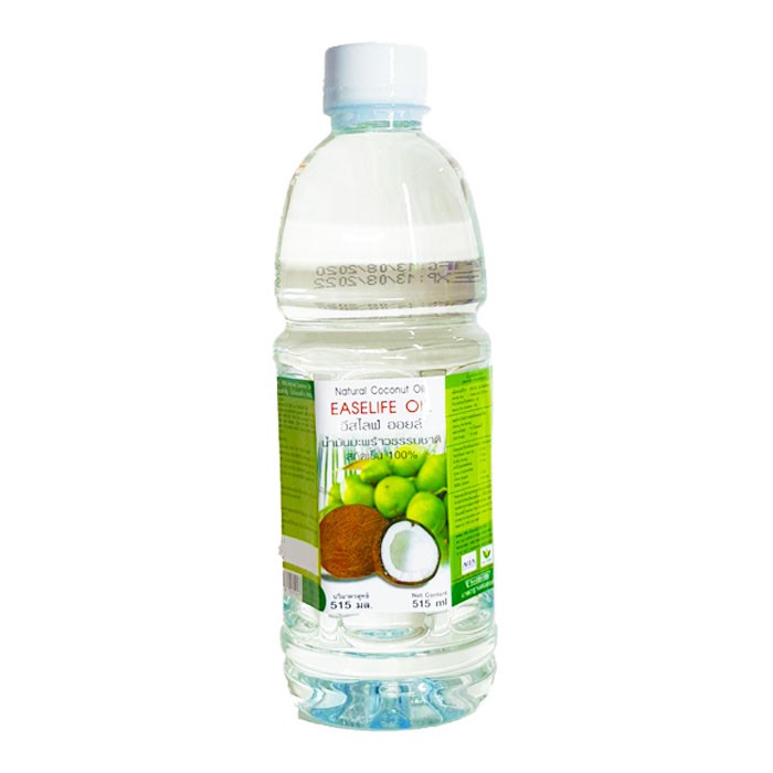 น้ำมันมะพร้าสกัดเย็นธรรมชาติ 100% อีสไลฟ ออยล์  ปริมาณ 1010 มล. Easelife Oil