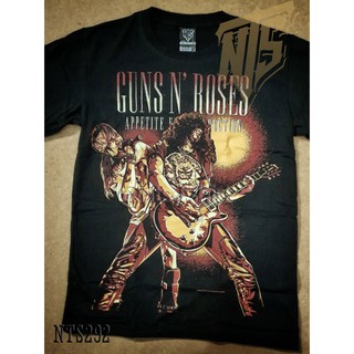 NTS292 Guns n Rose GNR เสื้อยืด เสื้อวง สกรีนลายอย่างดี ผ้าหนานุ่ม ไม่หดไม่ย้วย มาตราฐาน NTS แบรนด์ S M L XL XXL