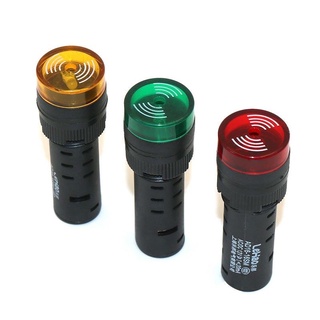 Buzzer AD16-16SM 16MM กระพริบดังเป็นจังหวะ LED เสียงและสัญญาณเตือนไฟ