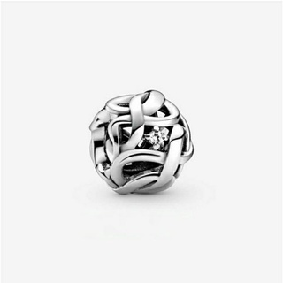 Pandora silver charm** อินฟินิตี้ไขว้