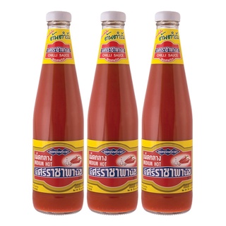 โปรโมชัน! ศรีราชาพานิช ซอสพริกเผ็ดกลาง 570 กรัม x 3 ขวด Siracha Panich Chili 570 g x 3