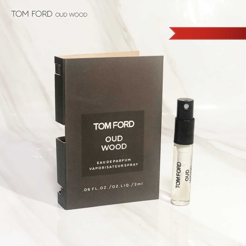 น้ำหอมTom Ford Oud Wood EDP 2ml.ขวดแก้วหัวสเปรย์ ขนาดทดลอง Shopee