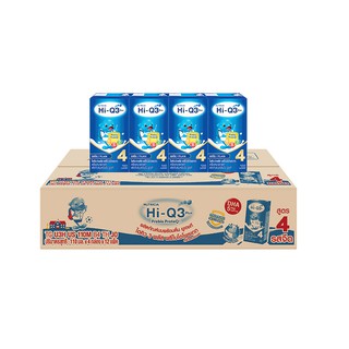 ไฮ-คิว 3 พลัส พรีไบโอโพรเทก นมยูเอชที รสจืด 110 มล. x 48 กล่อง Hi-Q 3 Plus Prebio ProteQ Plain UHT Milk 110ml x 48 boxes