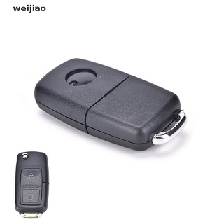 wei 2 Button Folding Remote Key Shell Fob For VW VOLKSWAGEN MK4 GOLF Without Blade ie