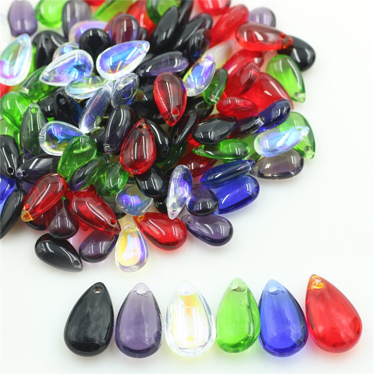 ชุดลูกปัดแก้ว สีแดง 8X13 มม. (ขนาดรู 1.5 มม.) สําหรับทําเครื่องประดับ สร้อยคอ แหวน ต่างหู แฮนด์เมด Diy 30 ชิ้น - รูปที่ 5