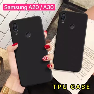 [ส่งจากไทย] Case Samsung Galaxy A20 เคสซัมซุงเอ20 เคสซีลีโคน เคสนิ่ม สีดำ สีแดง Samsung galaxy A20 Case