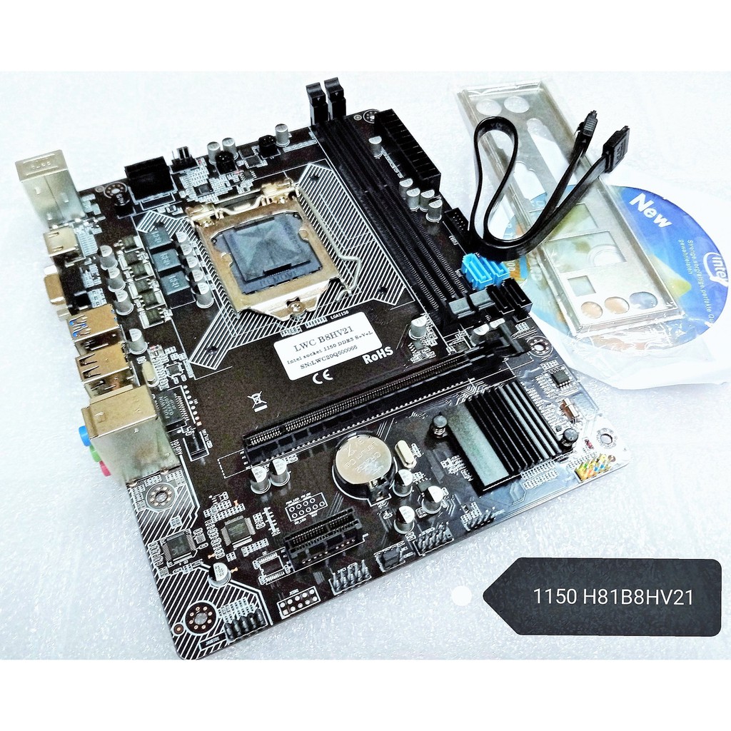 Mainboard 1150 (H81-B8HV2) เมนบอร์ด LWC (Longwell) /USB3.0/SATA III/M.2