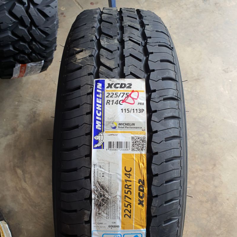 225/75R14 XCD2 Michelin ยางใหม่ปี 24