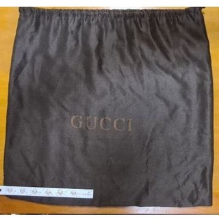 Gucci Dust bag (used) ขนาดใหญ่ 18 &amp; 16.5" สีน้ำตาล