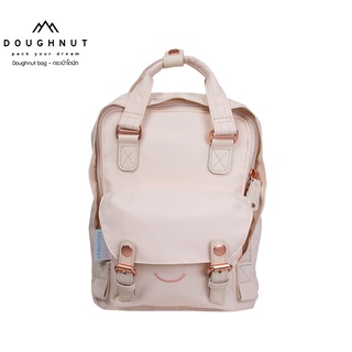 DOUGHNUT BAG :  MACAROON MINI FAIRIES &amp; FRIENDS SERIES : SHEER PINK ซีรีส์นางฟ้าและผองเพื่อน ในซีรี่ส์ Fairy and Friends กระเป๋าโดนัทเป้สะพายหลัง น้ำหนักเบา หนังแท้ กันน้ำได้ กระเป๋าเป้ (รหัสสินค้า 09460)