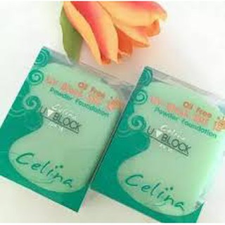 Celina UV Block SPF 15 เซลีน่า ยูวีบล็อก แป้งพริตตี้ 14 กรัม