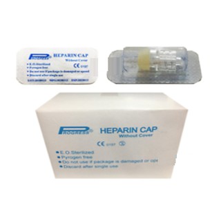 Heparin Cap ข้อต่อฉีดยา ชนิด Luer Lock บรรจุ 100 ชิ้น (100X14559)