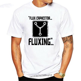 เสื้อยืด พิมพ์ลาย Back To The Future Fluxing Licensed สไตล์ฮาราจูกุ สําหรับผู้ชาย