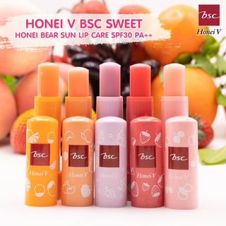 ลิปแคร์กันแดด Honey&amp;Fruity หอมกลิ่นผลไม้HONEI V BSC SWEET HONEI BEAR SUN LIP CARE SPF30 PA++ 4.5 กรัม