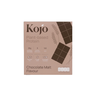 1 Box: Kojo Plant Based Protein Chocolate Malt Flavour โปรตีนจากพืช รสช็อคโกแลตมอลต์ 1 กล่อง
