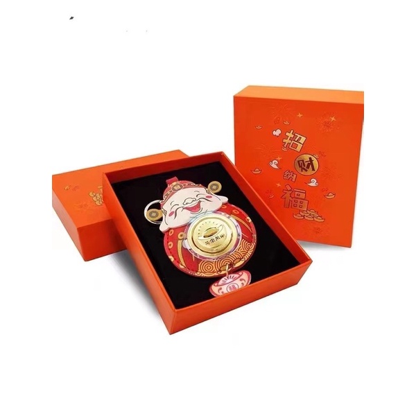 💎พร้อมส่ง🇹🇭 พวงกุญแจ ไฉ่ซิงเอี๊ยะกังหันก้อนทอง+กล่อง+ใบเซอร์ ไฉ่ซิงเอี๊ยะ กังหัน เสริมดวง แก้ชง ปีเถาะ ของขวัญ ปีใหม่ - รูปที่ 3