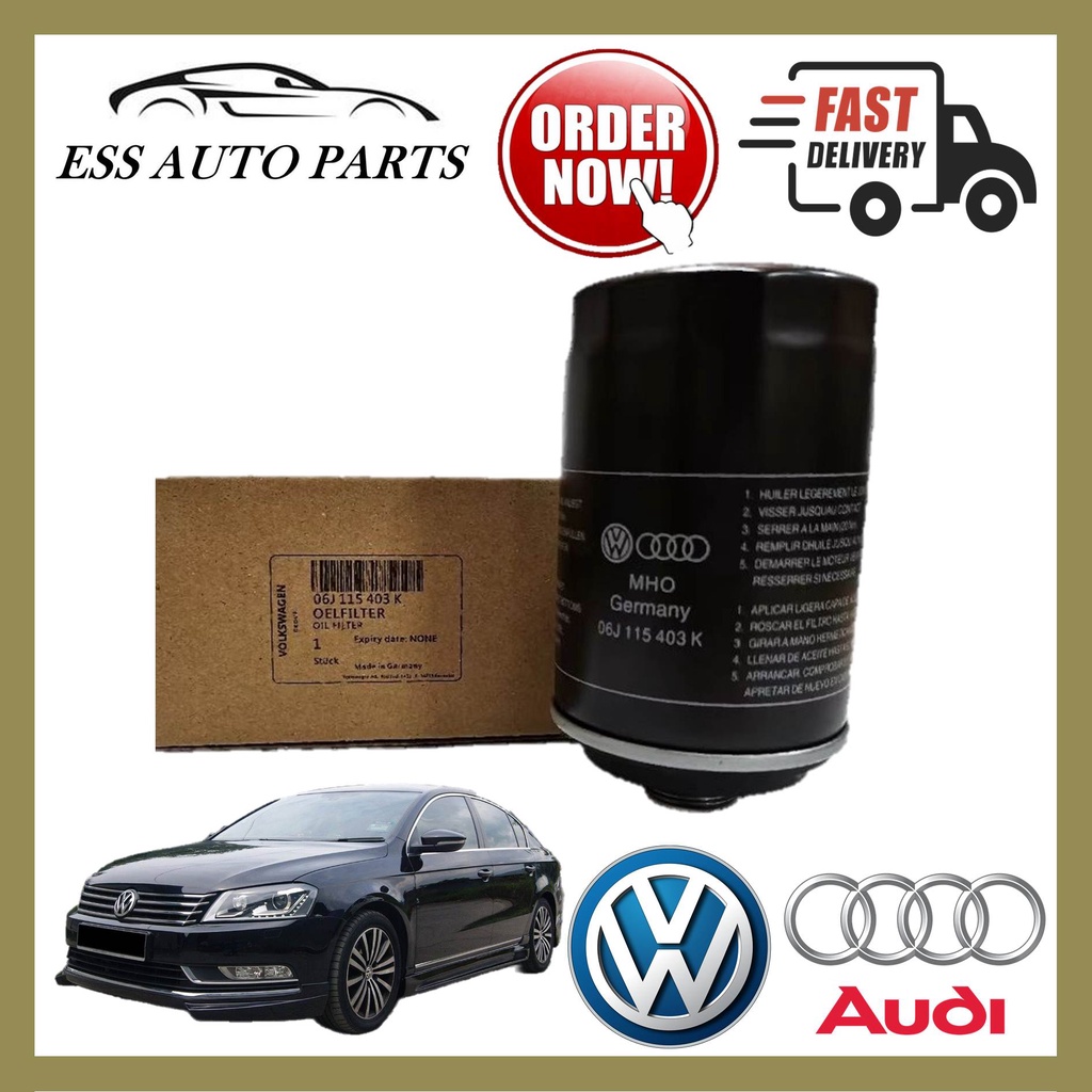 VOLKSWAGEN / AUDI A4 1.8 A5 2.0 / GOLF MK6 2.0/ SCIROCCO 2.0/ PASSAT 1.8 กรองน้ํามัน (06J 198 403Q)/