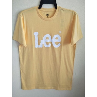 Lee แท้100% เสื้อยืดสีเหลือง ผ้าคอตตอน100%  ผ้าใส่สบาย ทรงregular fit ราคาป้าย 890 บาท